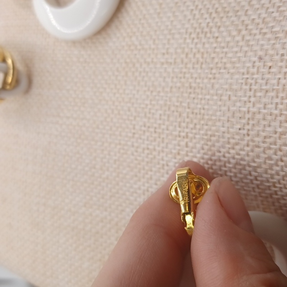 Crown Trifari Ring and Earring Set - Picture 4 of 8